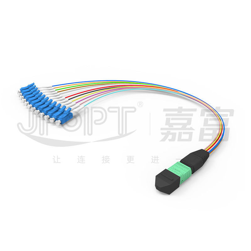 Dây nhảy quang MTP-12 * LC 12 Core OS2 G657A1 G657A2 Nhánh Furcation 0,9mm
