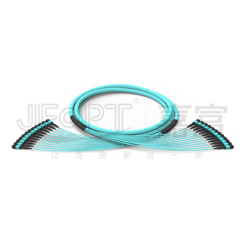 288 Lõi 12 Đơn vị phụ Cáp đa chế độ OM3-300 MPO OFNR OFNP MPO PC Cáp quang