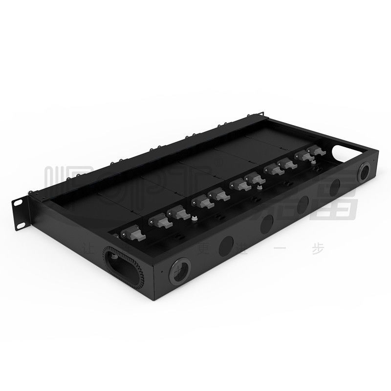 Bảng điều khiển sợi quang 1U tiêu chuẩn 19 inch 144 lõi với 6 băng MPO-LC 24F MPO