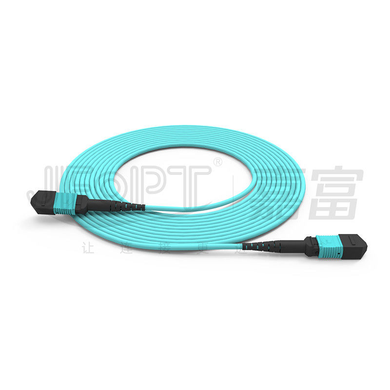 Cáp trung kế bọc thép MPO Cáp mini bọc thép 12 sợi OM3 OM4 OM5