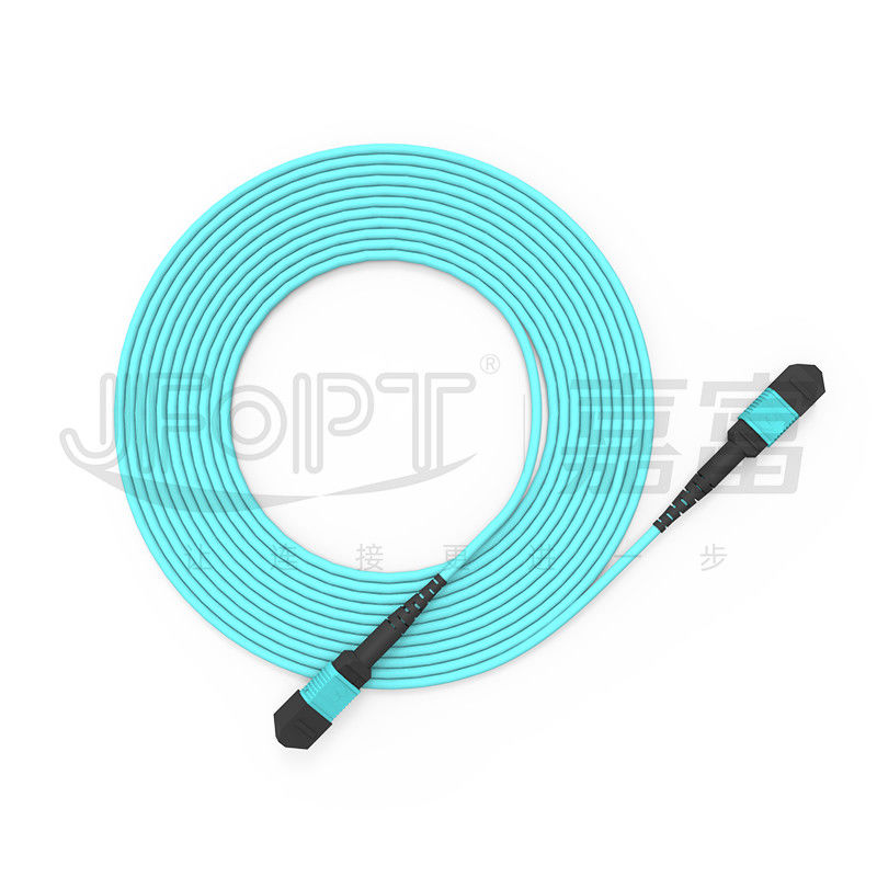 Cáp trung kế bọc thép MPO Cáp mini bọc thép 12 sợi OM3 OM4 OM5