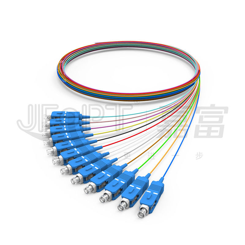 Cáp quang trong nhà PVC LSZH Hytrel 0,9mm 0,6mm Bộ đệm sợi quang chặt chẽ Chế độ đơn / Đa chế độ