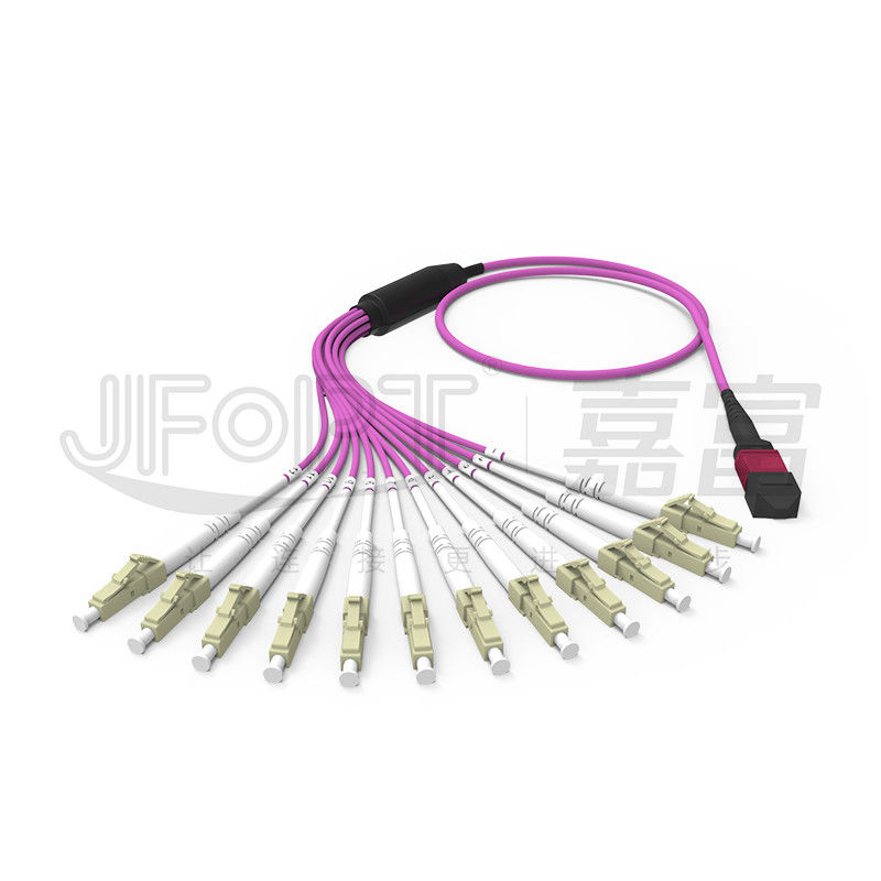 Cáp quang bọc thép trong nhà MPO MTP Dây cáp bọc thép 3.0mm 3.5mm 4.0mm