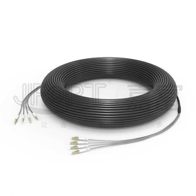 Cáp quang chiến thuật bọc thép đơn 2-4 sợi cáp Ofc chiến thuật có thể tùy chỉnh