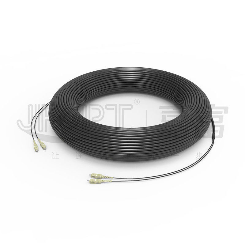 Cáp quang chiến thuật đa sợi Cáp bọc thép FTTA cho BBU RRU kết thúc trước