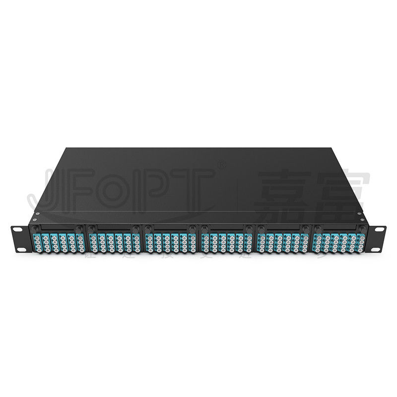 Rack Mount Fiber Patch Panel 6 cái băng MPO với 1 cái 24 nhân hoặc 2 cái 12 nhân Cáp MPO-LC