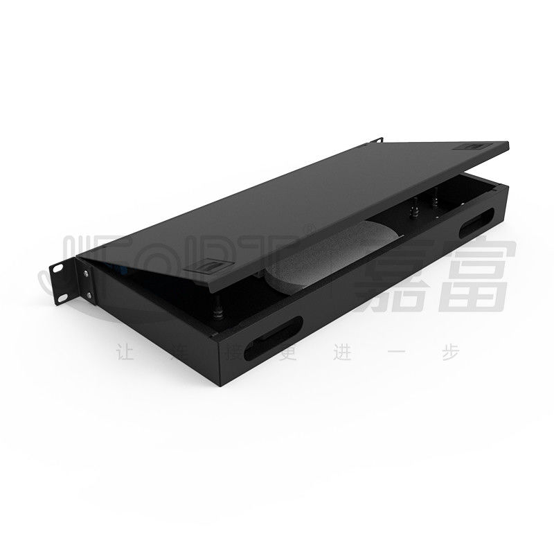 Bảng vá 1U ToolLess Bảng vá 24 cổng Rack Mount LC Duplex 48 sợi