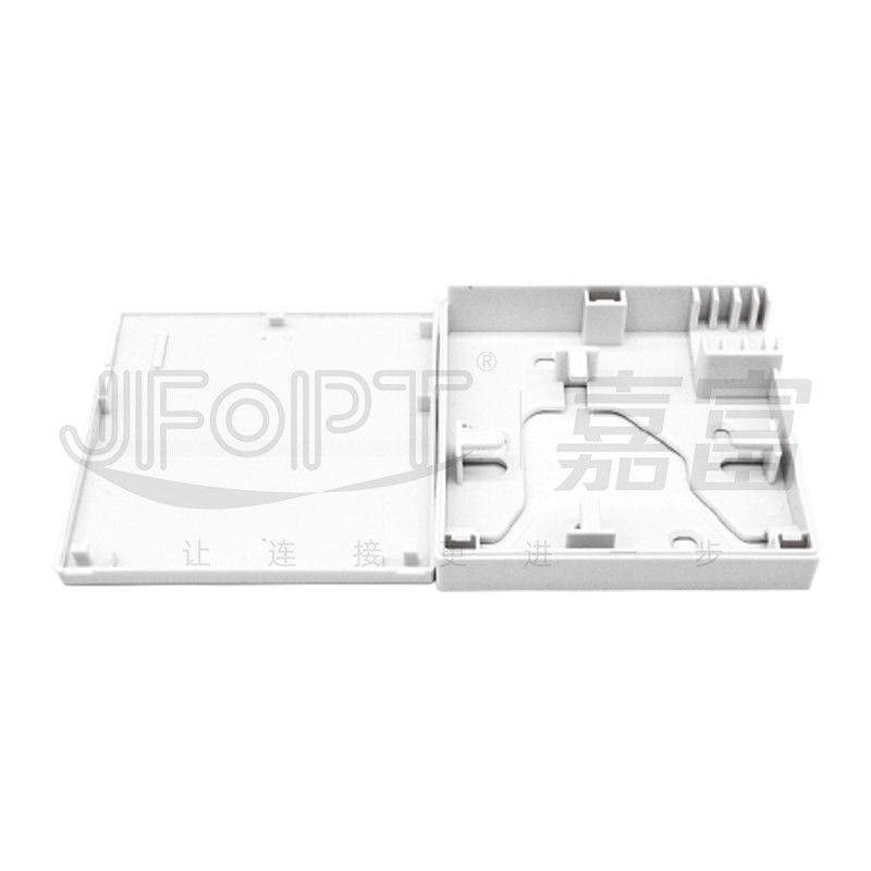 Hộp kết thúc cáp quang 86 * 86 Gắn đáy Hộp truy cập bằng nhựa 1 lõi