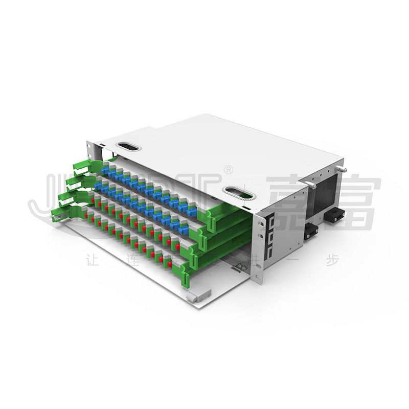 Khung phân phối sợi quang 3U 48 Core ODF SC SX và FC SX