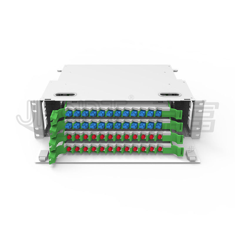 Khung phân phối sợi quang 3U 48 Core ODF SC SX và FC SX