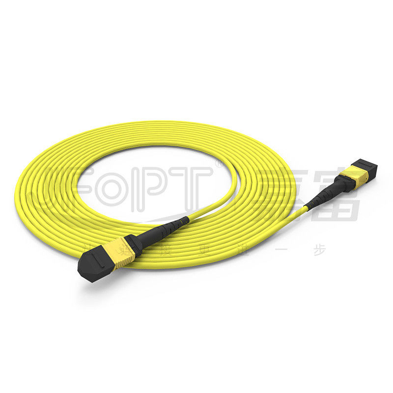 12-Core MPO Trunk Cable Patch Cord G657A1/G657A2 3.0 LSZH A/B Polarity Reversal