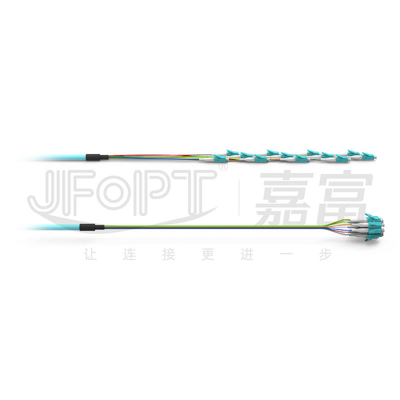 LC/UPC-LC/UPC Patch Cord 12-96 Core G652D/G657A1/G657A2 Tight-Buffered with Pulling-Eye Kit