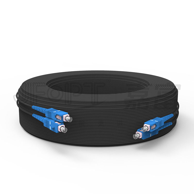 FRP củng cố tự nâng cáp quang sợi đệm chặt SC-SC đơn lõi G657A1/A2