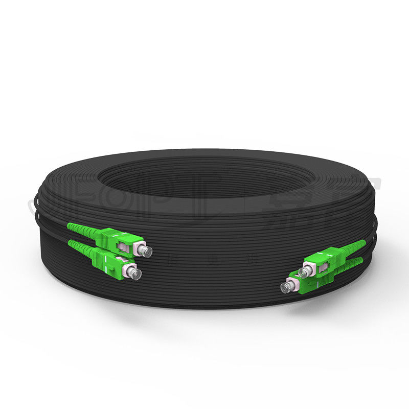 FRP củng cố tự nâng cáp quang sợi đệm chặt SC-SC đơn lõi G657A1/A2