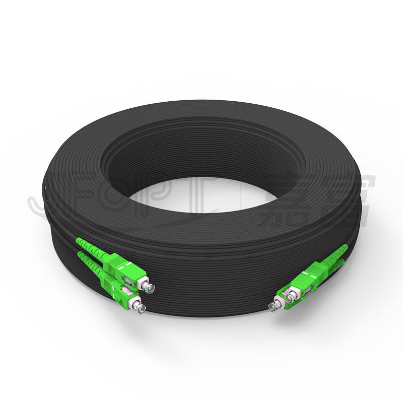 FRP củng cố tự nâng cáp quang sợi đệm chặt SC-SC đơn lõi G657A1/A2