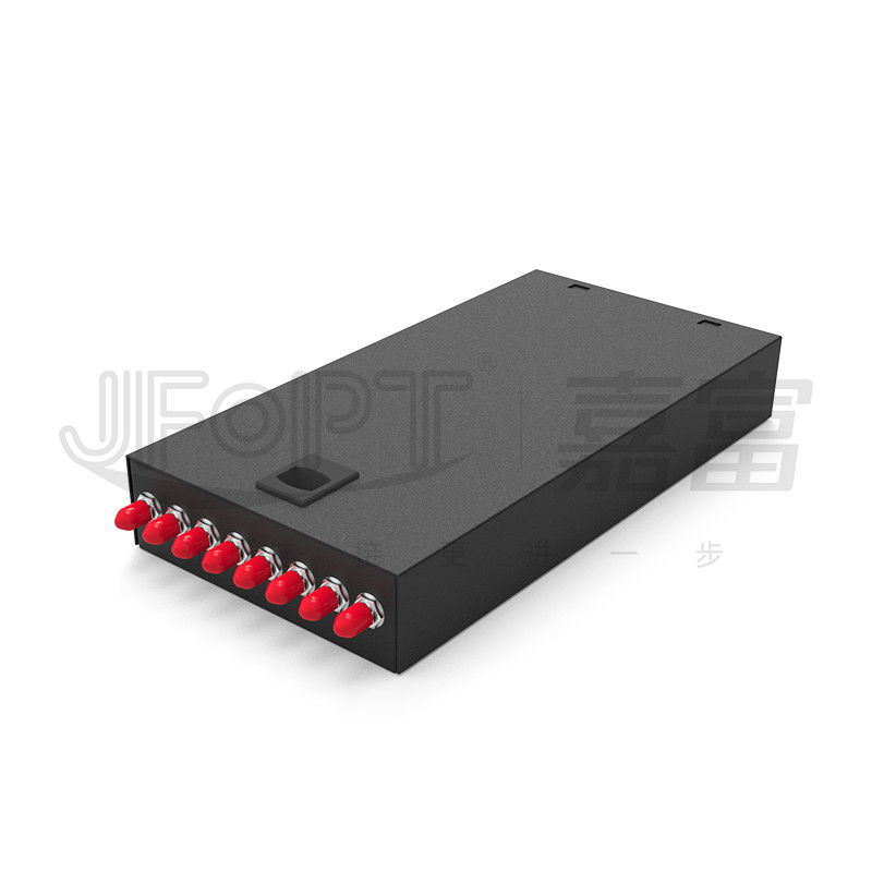 Hộp kết thúc sợi quang loại khóa máy tính để bàn/được gắn trên tường SC/LC/FC/ST 8-12 cổng Đen