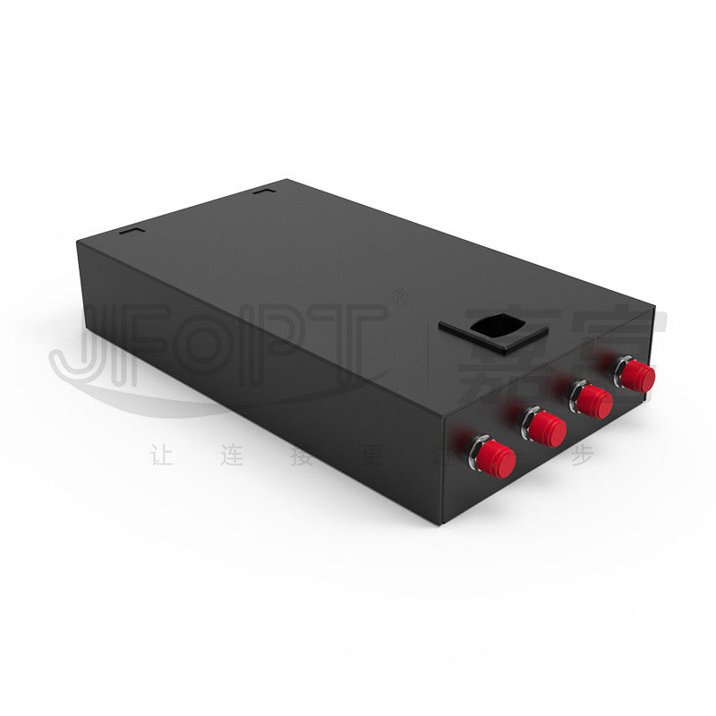 SC/LC/FC/ST 4-Core Loch Type Fiber Optic Termination Box Low Loss Telecom-Grade