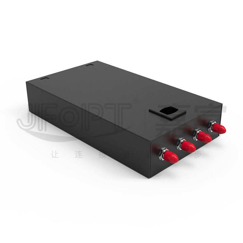 SC/LC/FC/ST 4-Core Loch Type Fiber Optic Termination Box Low Loss Telecom-Grade