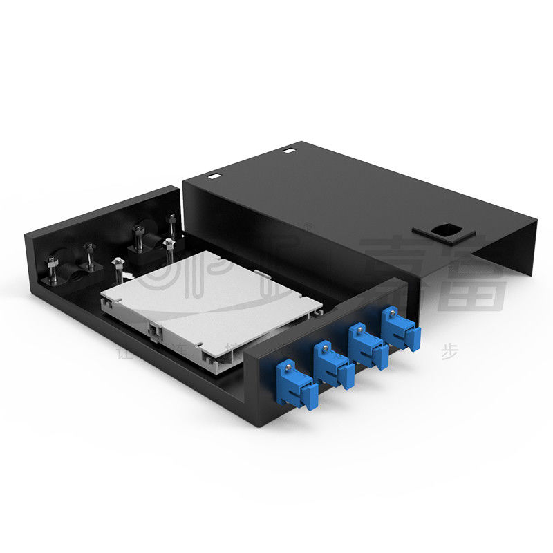 SC/LC/FC/ST 4-Core Loch Type Fiber Optic Termination Box Low Loss Telecom-Grade
