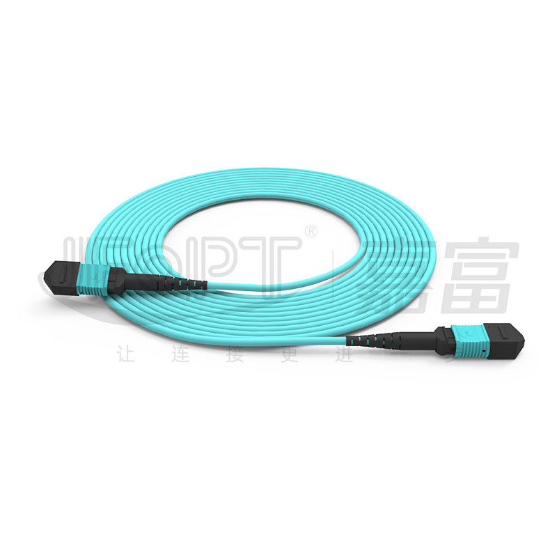 10 Gigabits MPO cáp vá kết nối nhanh cho kết nối tín hiệu quang học trong phòng máy tính