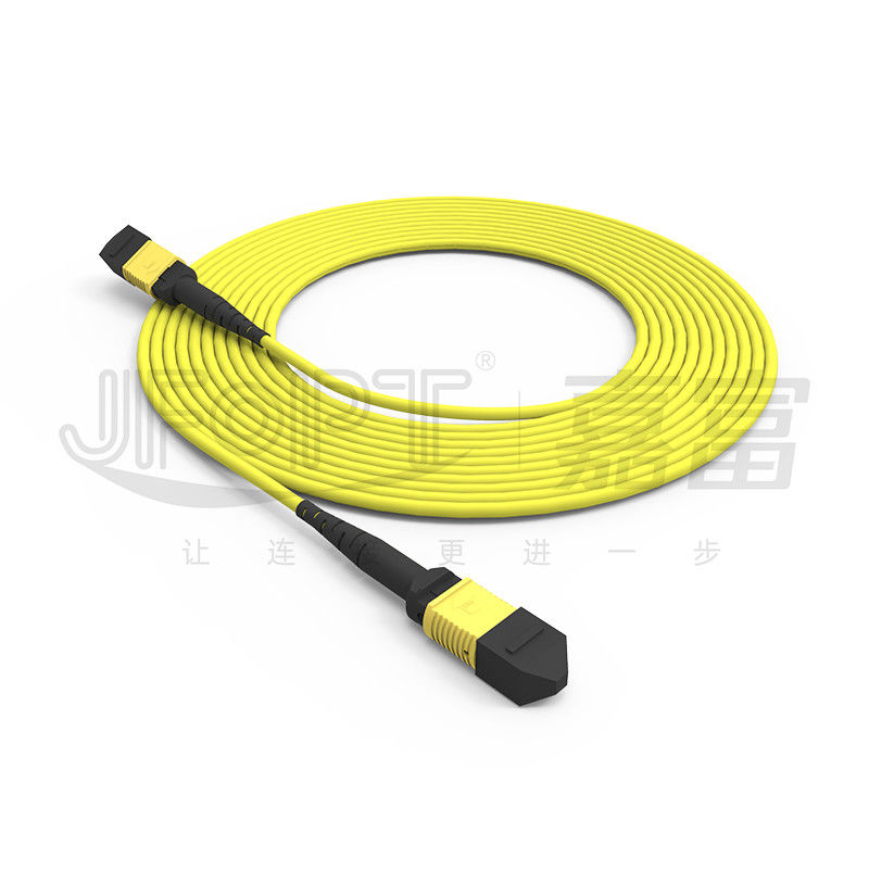 10 Gigabits MPO cáp vá kết nối nhanh cho kết nối tín hiệu quang học trong phòng máy tính