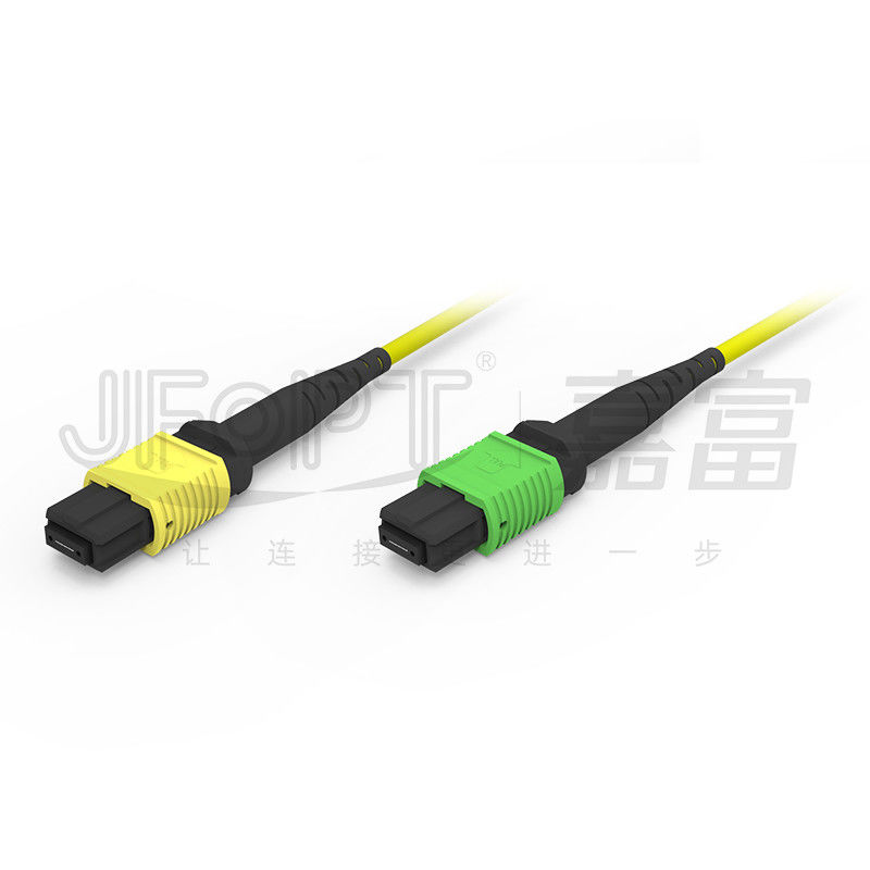 10 Gigabits MPO cáp vá kết nối nhanh cho kết nối tín hiệu quang học trong phòng máy tính