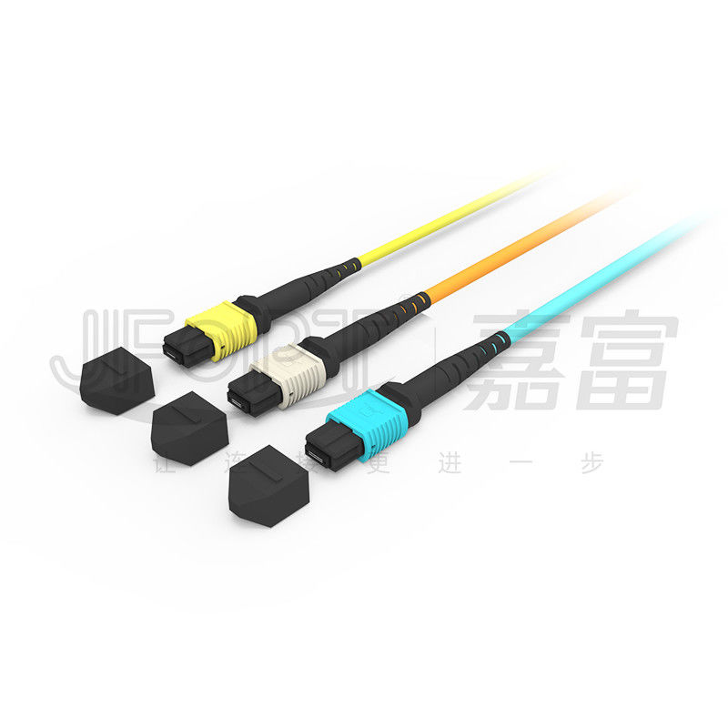 850nm Multimode Low Loss Ferrule MPO Trunk Cable Dây cáp quang đa lõi